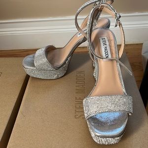 Steve Madden rhinestone heels